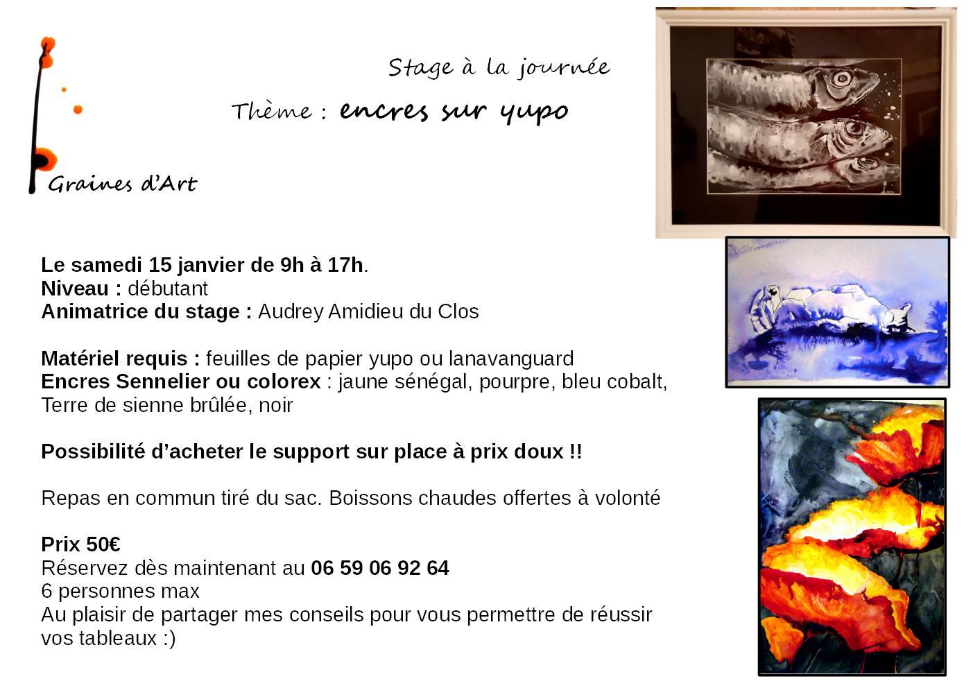 Stage encre janvier