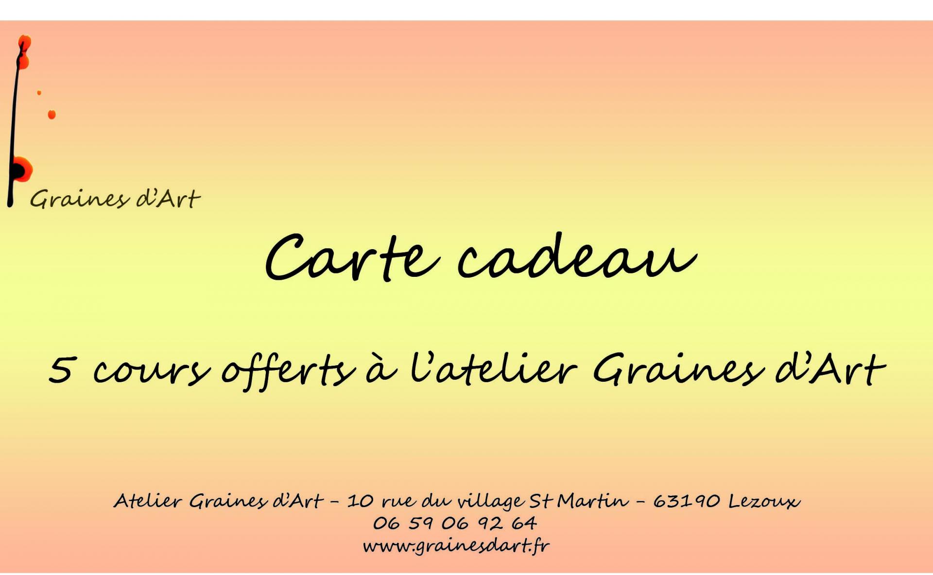 Carte 5 cours