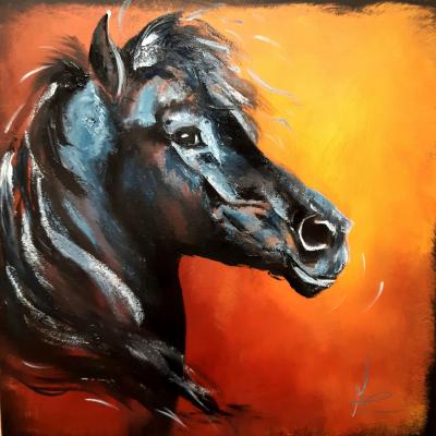 Petit cheval bleu